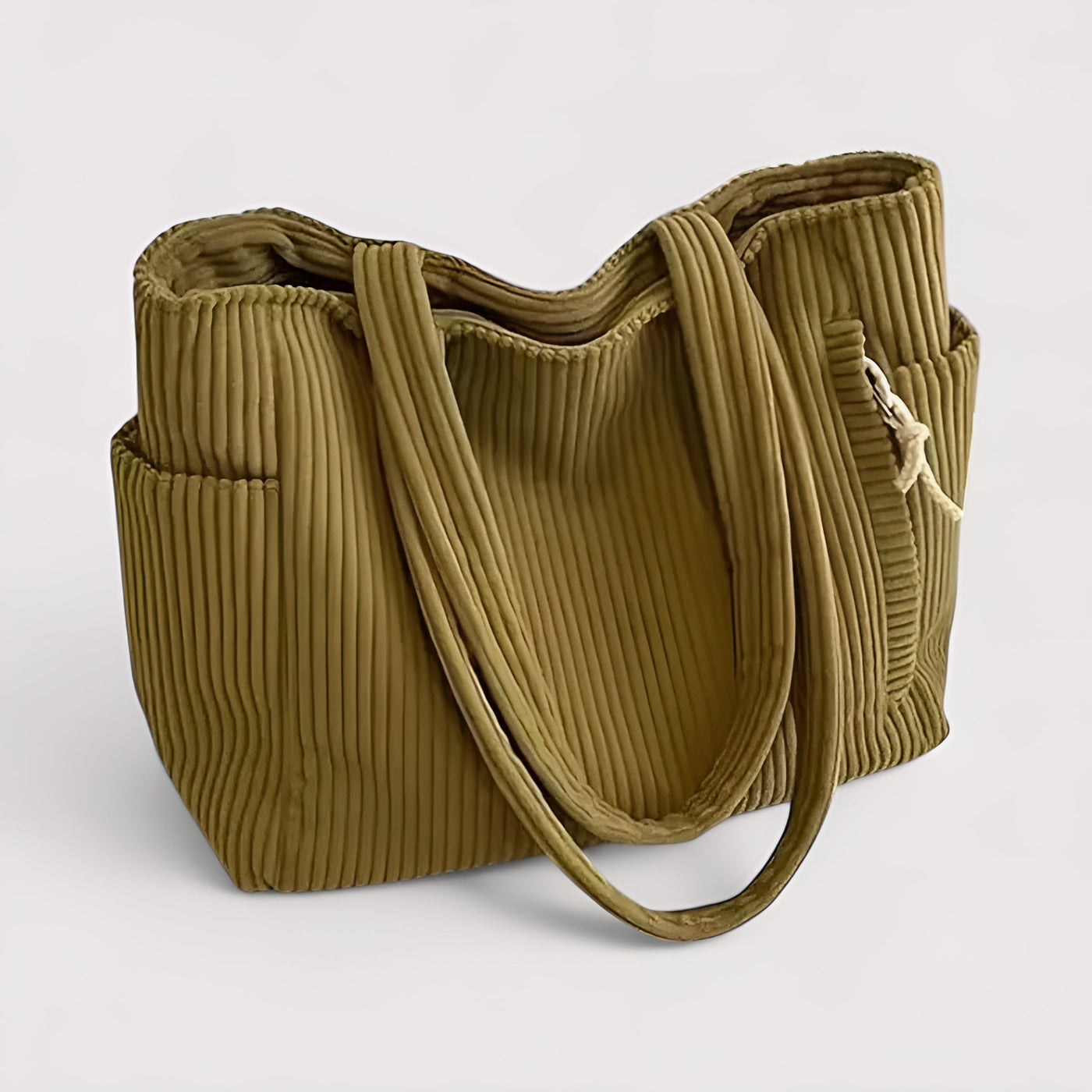 Ewa™ |  Prążkowana torba typu shopper
