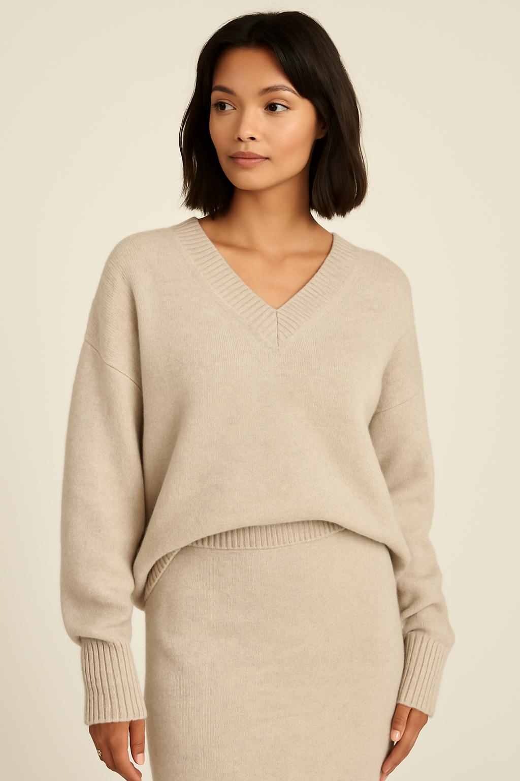 Sofia Knit Sweter – miękki i stylowy