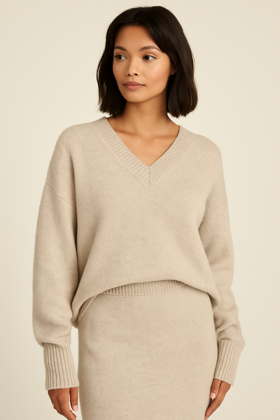 Sofia Knit Sweter – miękki i stylowy