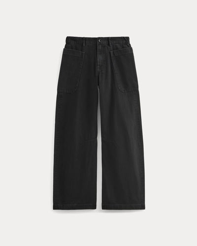 Czarne jeans wide leg – modne i stylowe