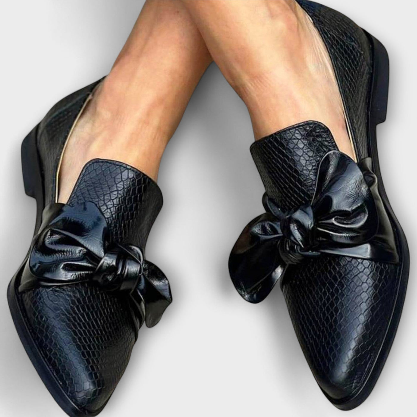 Marianna | Loafers z kokardką