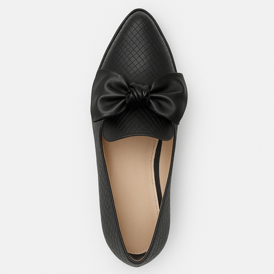 Marianna | Loafers z kokardką