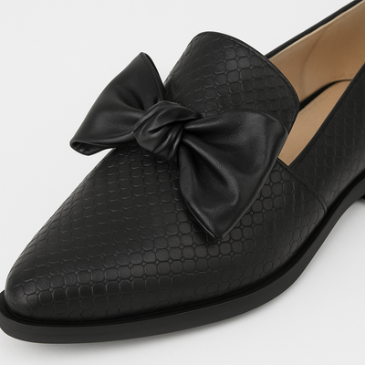 Marianna | Loafers z kokardką
