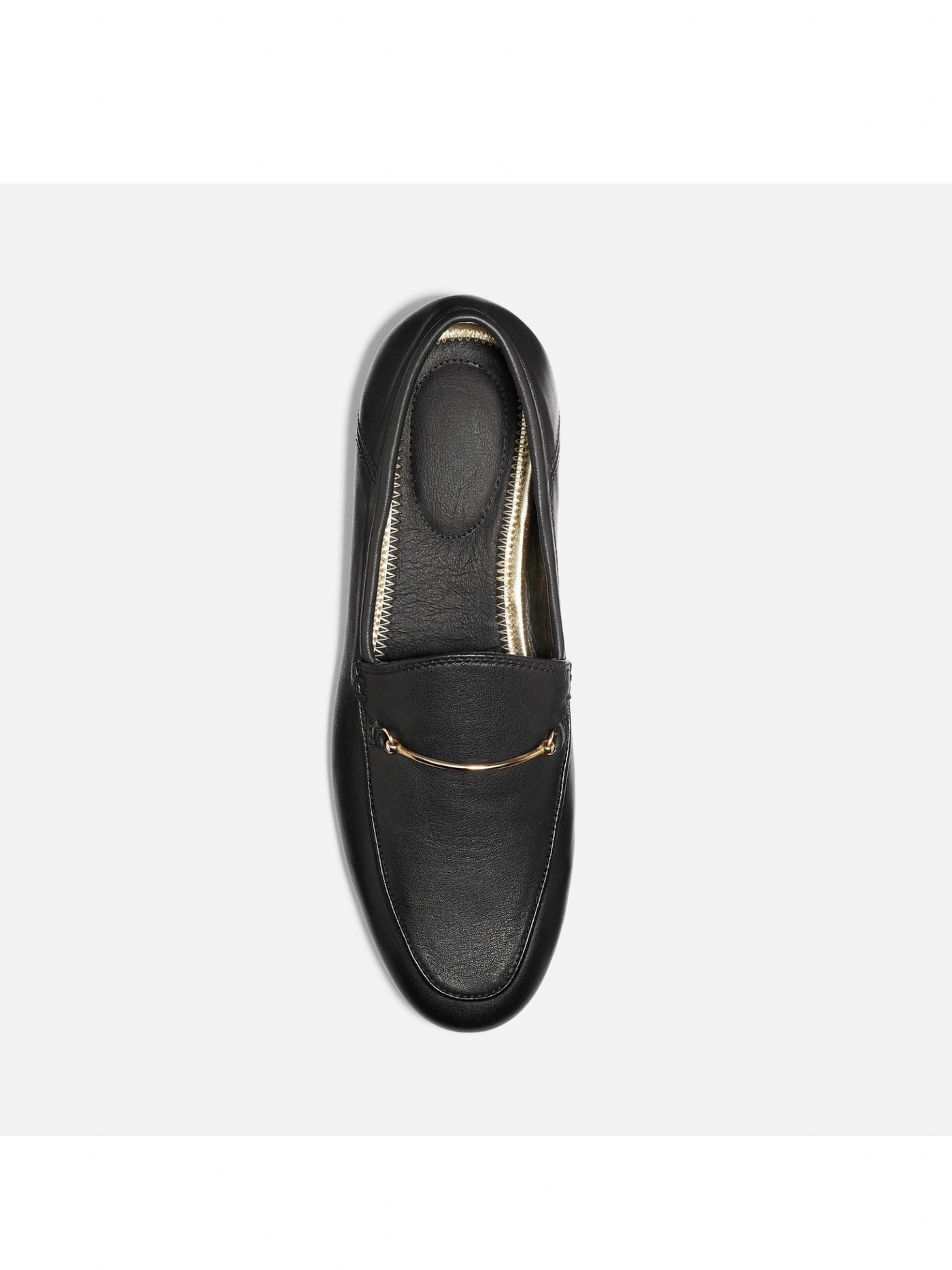Czarne loafersy ze złotym detalem – stylowe i ponadczasowe