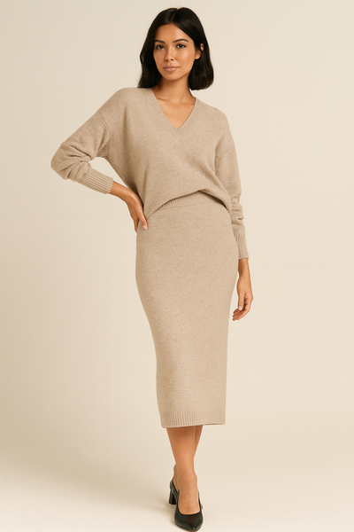Sofia Knit Sweter – miękki i stylowy
