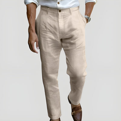 Alessandro |  Eleganckie spodnie lniane