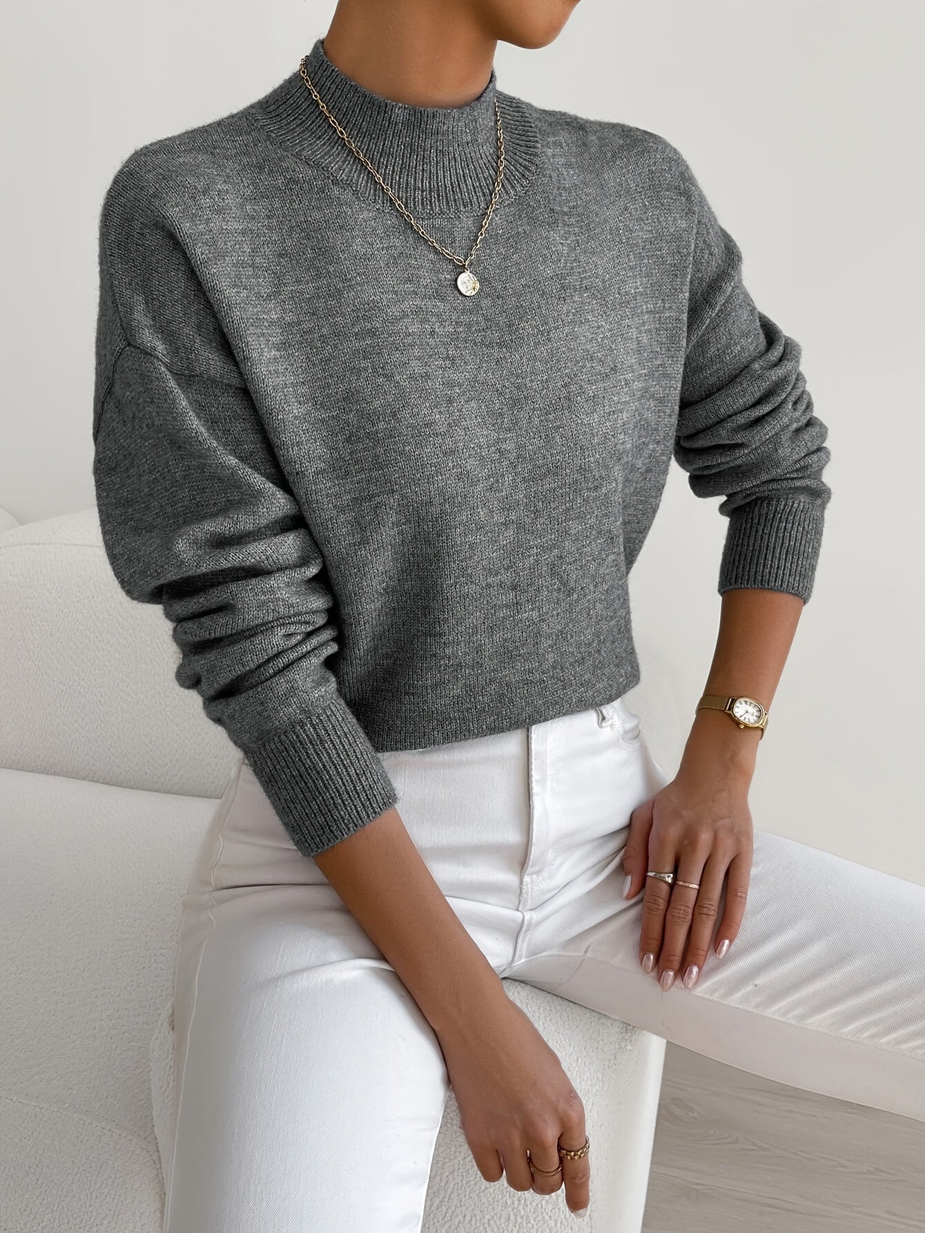 Lucyna | Sweter dziergany