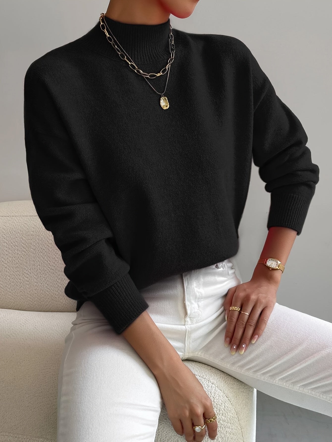 Lucyna | Sweter dziergany