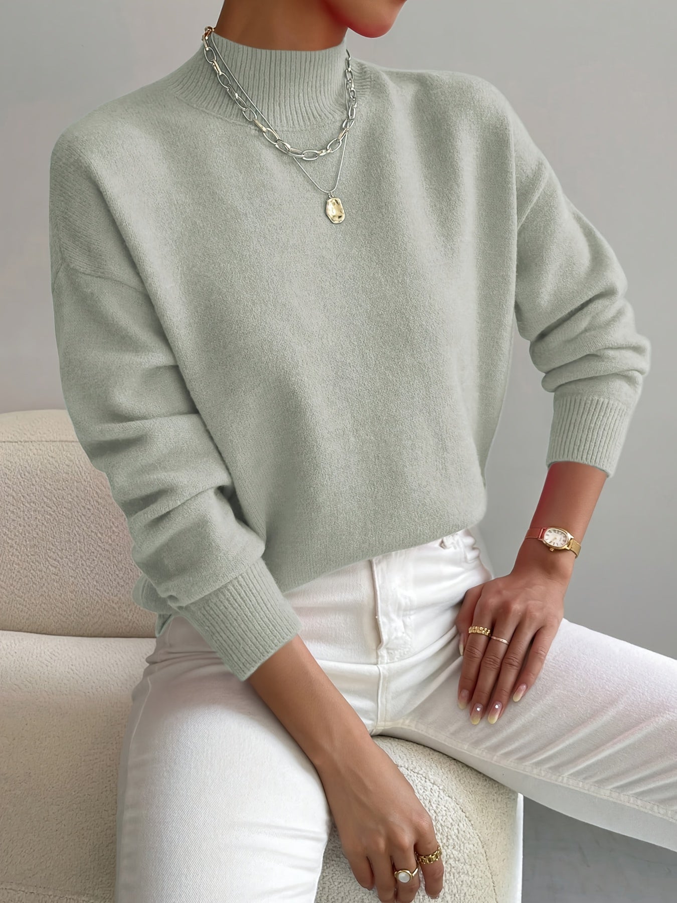 Lucyna | Sweter dziergany