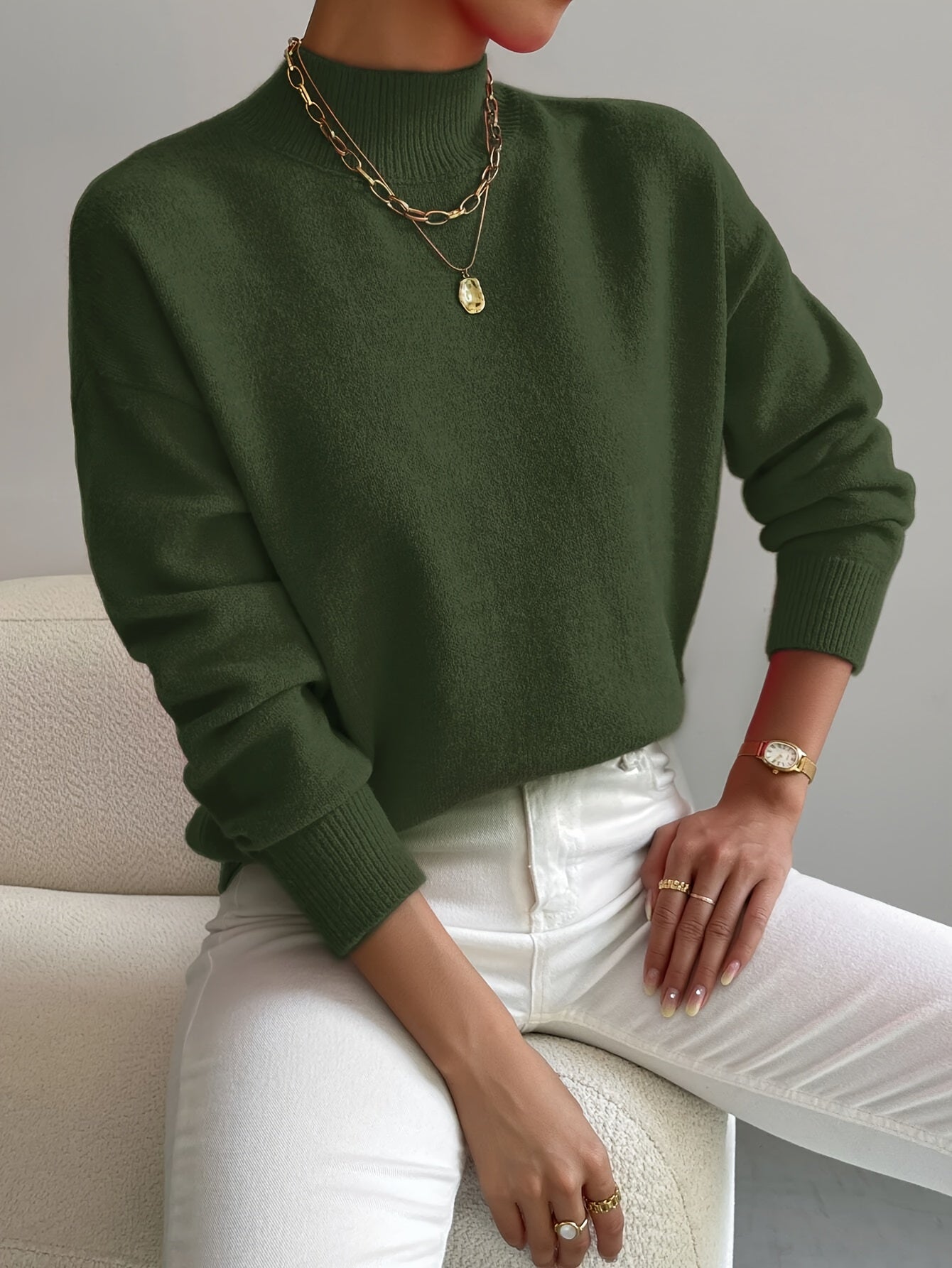 Lucyna | Sweter dziergany