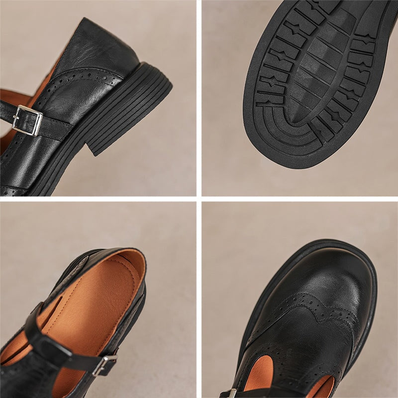 Eulalia | Eleganckie Mary Jane ze skóry
