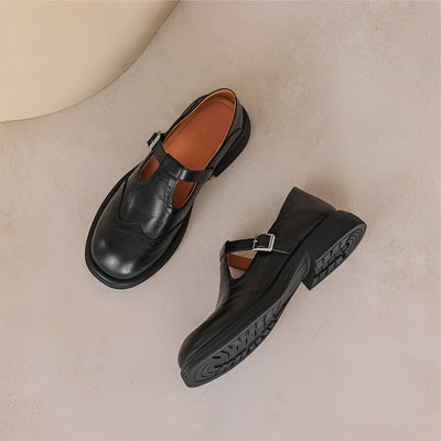 Eulalia | Eleganckie Mary Jane ze skóry