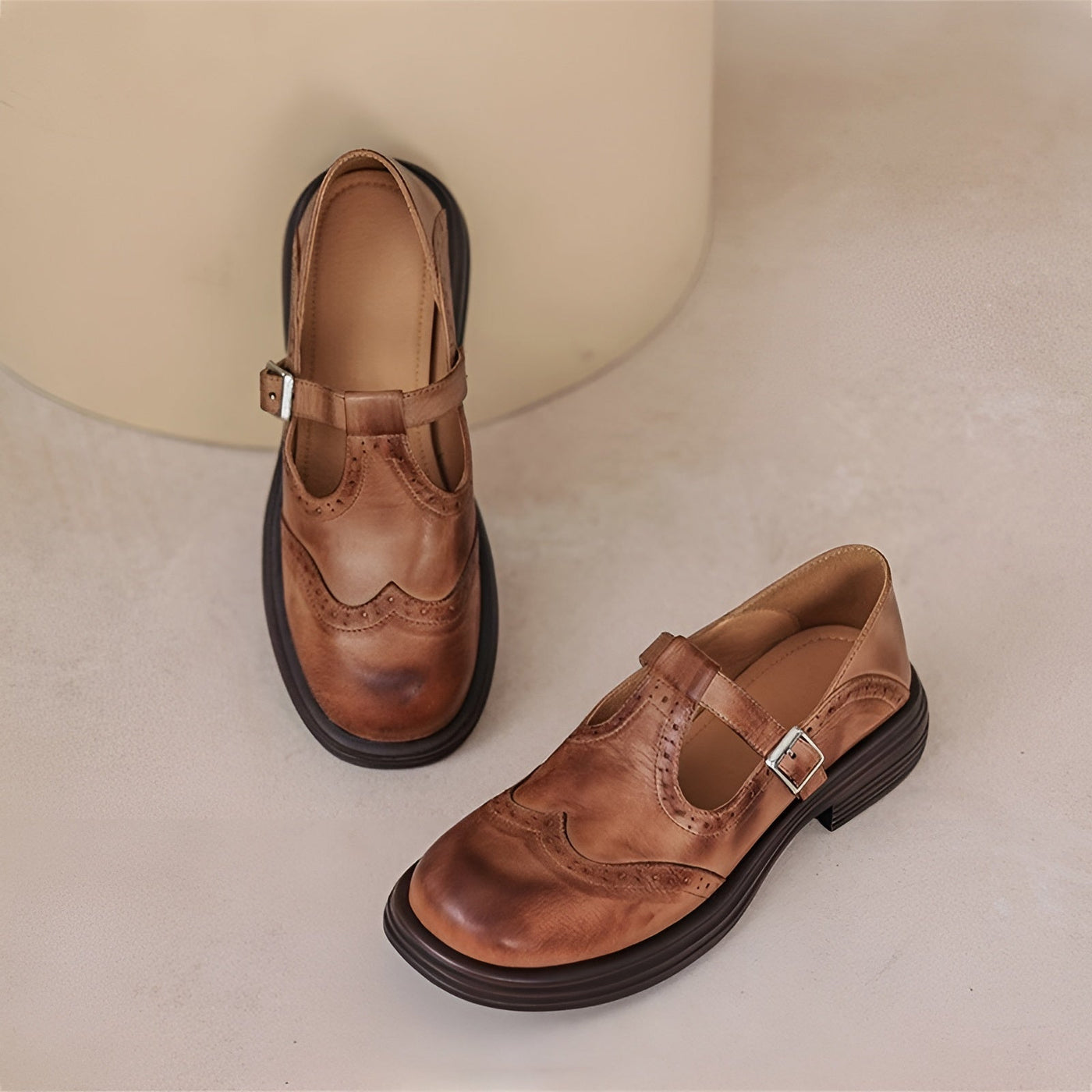 Eulalia | Eleganckie Mary Jane ze skóry