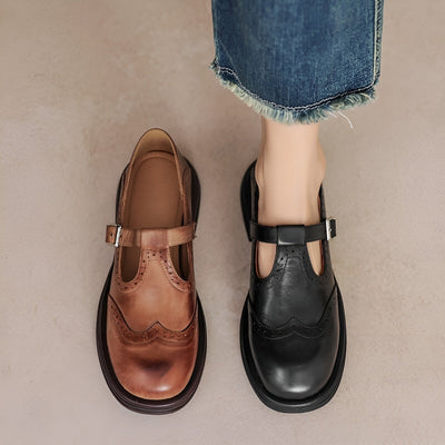 Eulalia | Eleganckie Mary Jane ze skóry